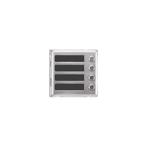 Aktives Tastenmodul mit 4 Ruftasten für TFE-Phone und VoIP-Torstelle Sinthesi S2