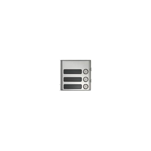 Modul Sinthesi Steel mit 3 Ruftasten ohne Sprechgrill