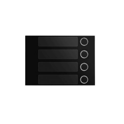 Alpha Frontplatte mit 4 Tasten in 1 Reihe
