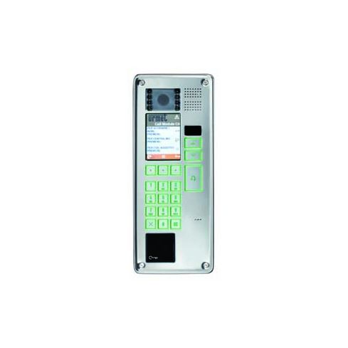 iPerTAlk Elekta Steel Vandalensichere Torstelle mit digitalem Namensregister und PoE