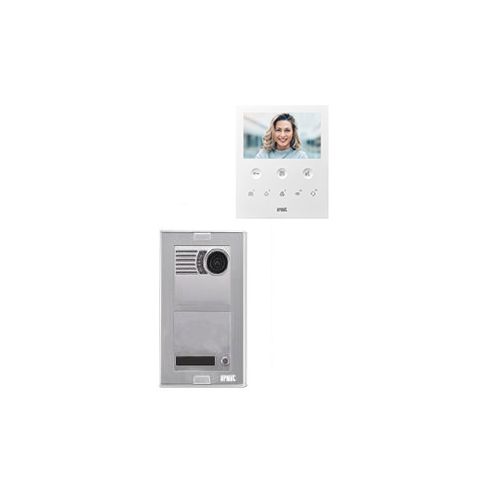 Zweifamilien Videotorsprechset 2VOICE COLOR VOG5 mit SINTHESI S2-Torstelle
