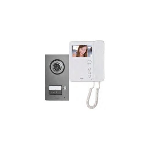 Zweifamilien Videotorsprechset 2VOICE COLOR MIRO mit MIKRA2-Torstelle