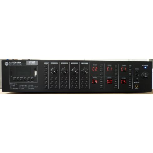 Mischverstärker 6  Zonen 6x60W 100V