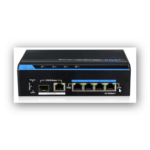 4 Port Industrieswitch 10/100 SFP Port