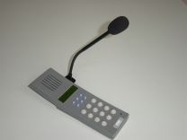 Intercomsprechstelle Display  Schnwanenhalsmikrofon