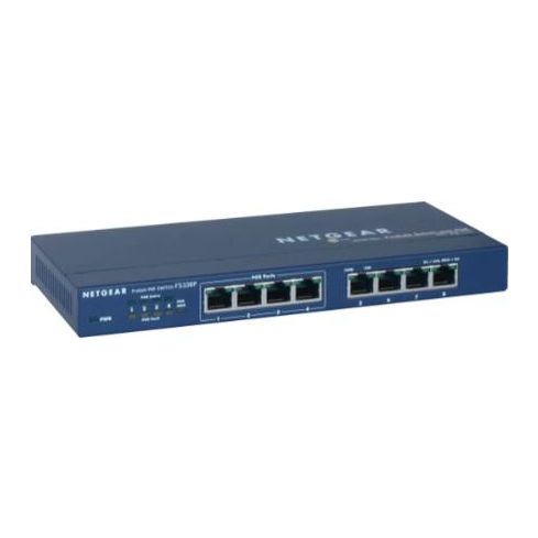 PoE-Switch mit 8 Ports (4x PoE)