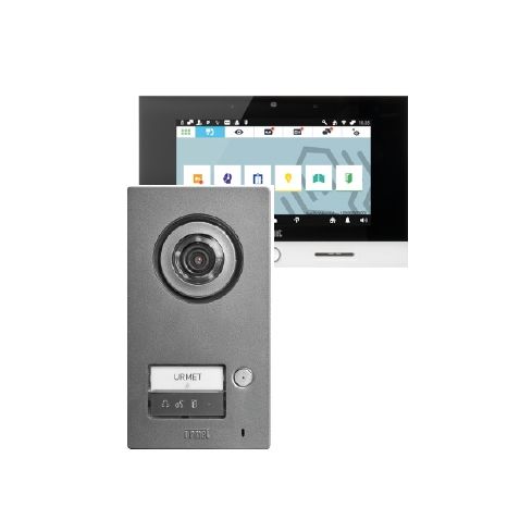 IPerCom-Einfamilienset mit Mikra2-Torstelle und VOG7-Monitor