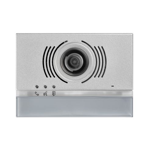 Frontplatte für Videomodul ohne Taste in grau