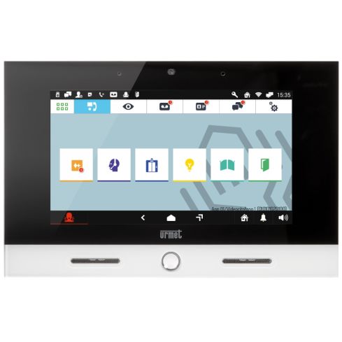 7" IPERCOM-Videoinnenstelle VOG7, hörerlos, weiß