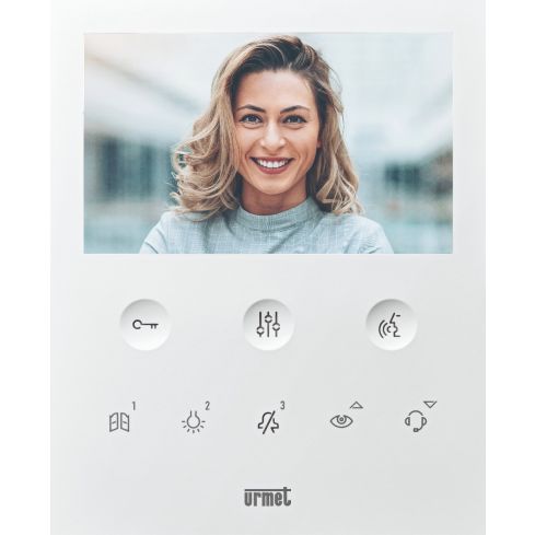 5" 2VOICE-Videoinnenstelle VOG5, hörerlos, weiß