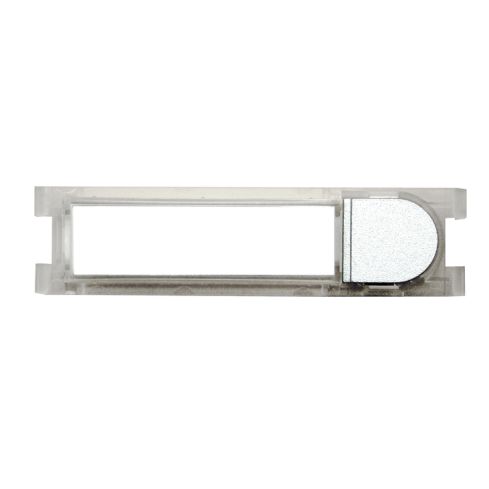 Namensschild mit Klingeltaste und Kontaktelement für Tableaus 725/925