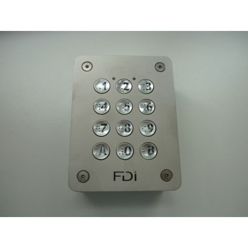 Codetastatur  UP Edelstahl 2 Relais 12-24V AC/DC