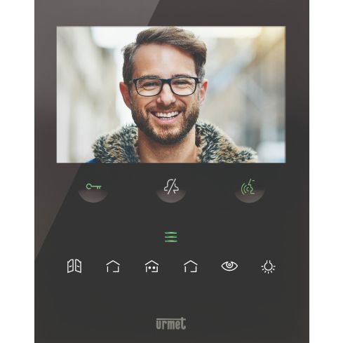 5" 2VOICE-Videoinnenstelle VOG5W, hörerlos, schwarz