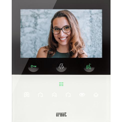 5" 2VOICE-Videoinnenstelle VOG5W, hörerlos, weiß