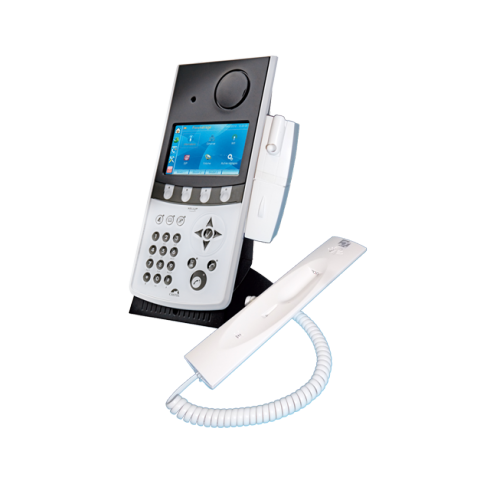 IP Tischsprechstelle Audio, Video mit Hörer, LCD Display